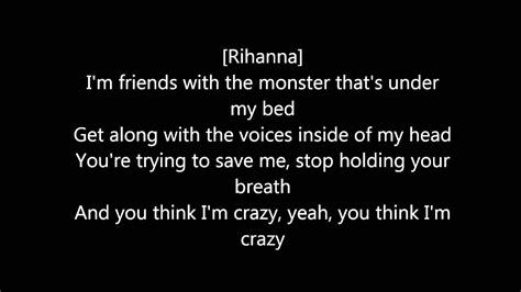 song monsters lyrics|monster song lyrics rihanna.